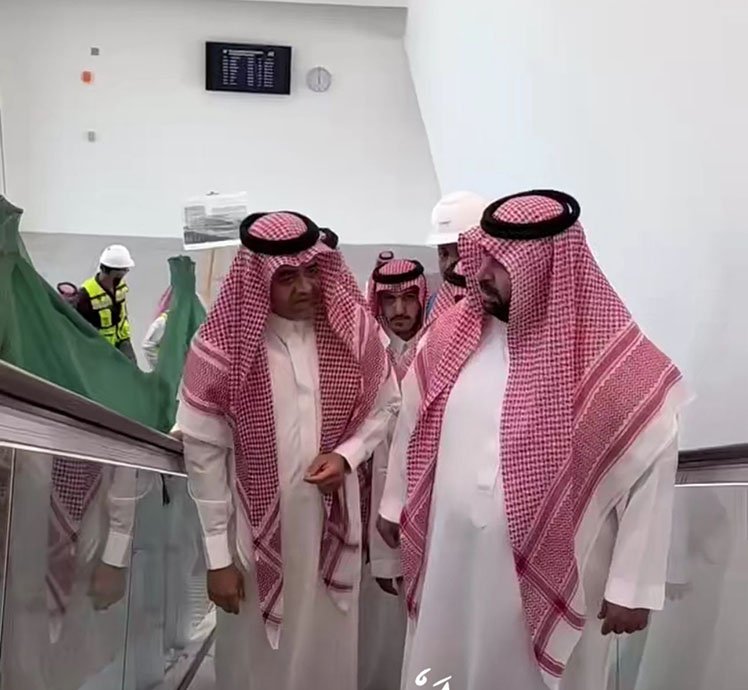 الأمير محمد بن عبدالعزيز يتفقد مشروع مطار جازان الدولي الجديد