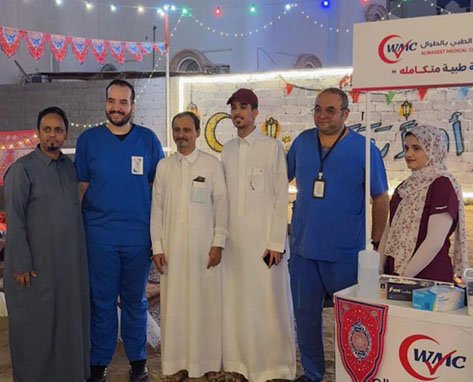 شراكة مجتمعية ناجحة بين مجمع الوسيط الطبي بمحافظة الطوال وحارة الأمجاد بالمباركة