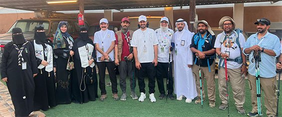 جمعية نجوم السياحة تشارك في فعاليات هايكنج الجموم