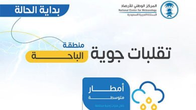 تنبيه جوي | المركز الوطني للأرصاد