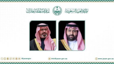 أمير منطقة جازان وسمو نائبه يعزّيان عريفة قبيلة السادة النعامية بالعالية في وفاة والدته