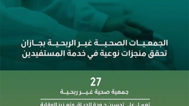 الجمعيات الصحية بجازان تحقق منجزات نوعية في خدمة المستفيدين