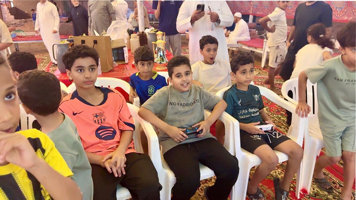 حارة الأمجاد بالمباركة تجذب الأطفال وكبار السن بما تحتضنه من ألوان وأنشطة متنوعة