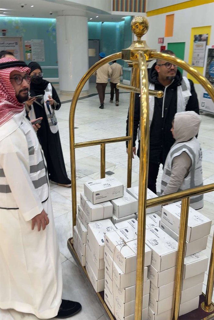 جمعية سنابل الخير والعطاء تنفذ مبادرة إفطار رمضانية بالشراكة مع شركة KEO في مدينة الملك سعود الطبية