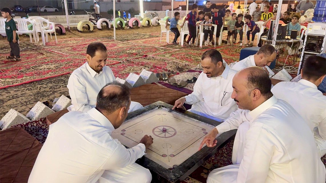 حارة الأمجاد بالمباركة تجذب الأطفال وكبار السن بما تحتضنه من ألوان وأنشطة متنوعة