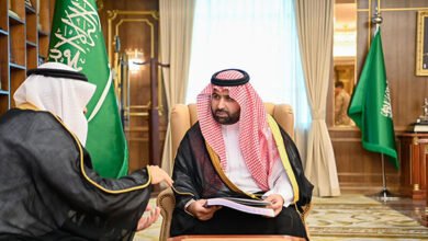 أمير منطقة جازان يستقبل رئيس الهيئة الملكية للجبيل وينبع