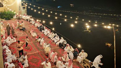 أبناء الشيخ أحمد أسعد العبدلي يحتفلون بعيد الفطر بمحافظة فيفاء