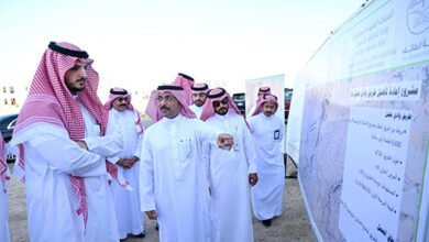 سمو محافظ الطائف يقف ميدانيًا على مشروع الطريق الرابط بين طريق المطار وإسكان ضاحية جليل بطول 14 كم