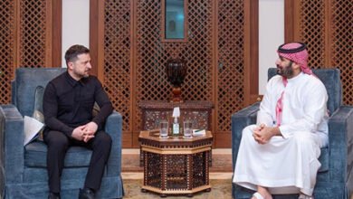 زيارة الرئيس الأوكراني فولوديمير زيلينسكي إلى المملكة العربية السعودية