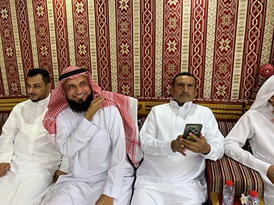 معايدة الخبرايه في أجواء أخوية بقرية الجوه