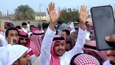 في أجواء عيدية مبهجة.. أهالي ديحمة يحتفون بتعيين الشيخ حسن محمد قيسي شيخًا لقيوس بني شبيل