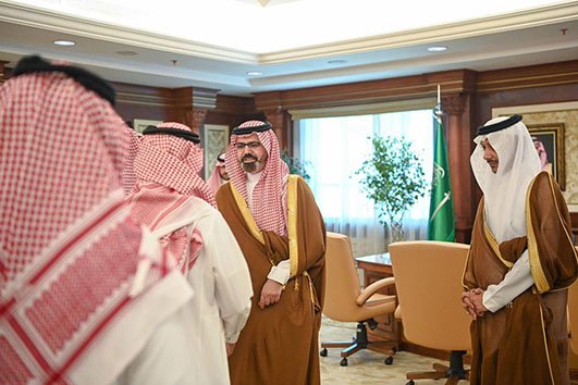 نائب أمير جازان يستقبل المهنئين بعيد الفطر