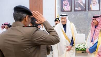 سمو أمير منطقة الباحة يستقبل المهنئين بعيد الفطر المبارك