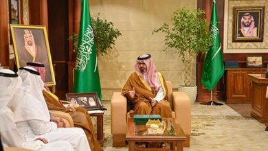 نائب أمير جازان يستقبل أمين المنطقة ويطّلع على مبادرات الأمانة