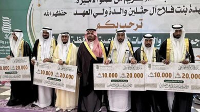 بدعم كريم من والدة سمو ولي بر بيش” تزف 50 شابًا وفتاة في مبادرة الزواج الجماعي