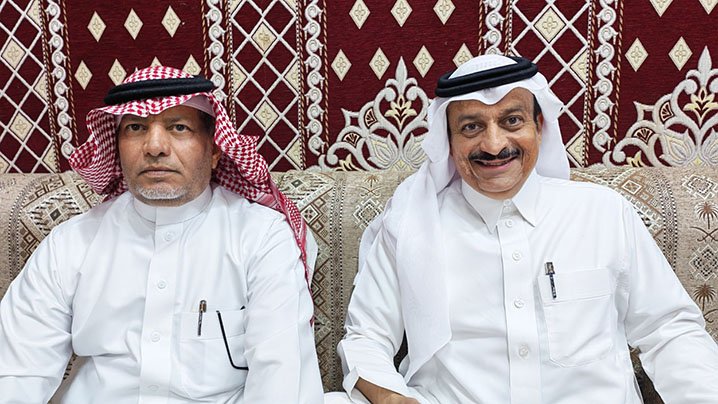 صور الشاعر عيسى الفيفي في ضيافة رجل الأعمال المشنوي بتبوك