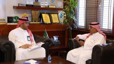 مدير عام فرع البيئة يستقبل رئيس جمعية التوعية السياحية لبحث سبل التعاون