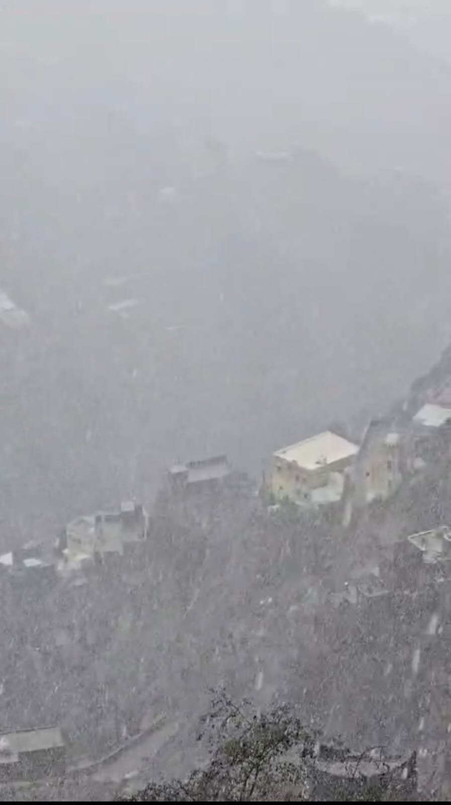 أمطار غزيرة تهطل على محافظة فيفاء وتُنعش الأجواء