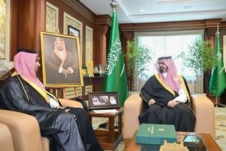نائب أمير جازان يستقبل مدير فرع إدارة المجاهدين بالمنطقة