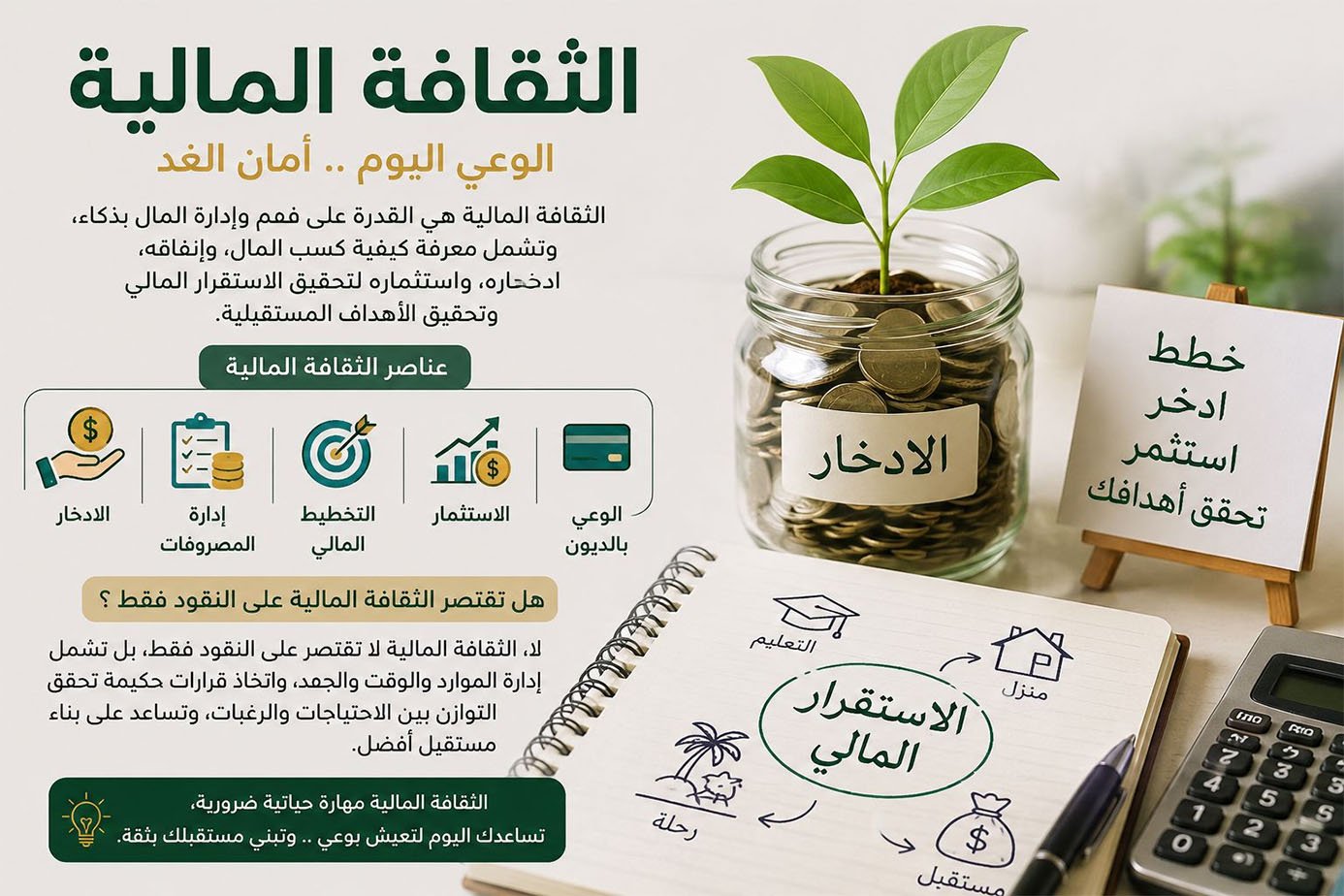 الثقافة المالية: طريقك نحو مستقبل آمن