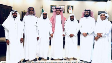 المكتب التعريفي للمتقاعدين بضمد يزور محافظ ضمد ويهنئه بمناسبة تكليفه