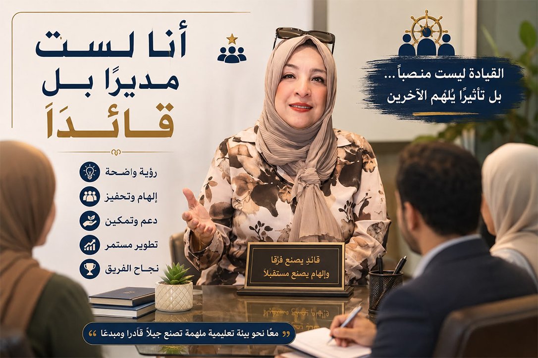 لست مديرًا فقط… بل قائدًا