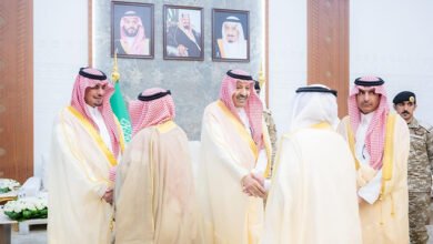 سمو أمير منطقة الباحة وسمو نائبه يستقبلان أصحاب الفضيلة والمعالي والأعيان وقادة القطاعات الحكومية