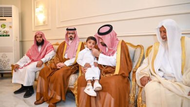 أمير جازان ونائبه يعزيان أحمد النجمي في وفاة أبنائه الثلاثة