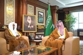 نائب أمير جازان يستقبل رئيس محكمة الاستئناف بالمنطقة